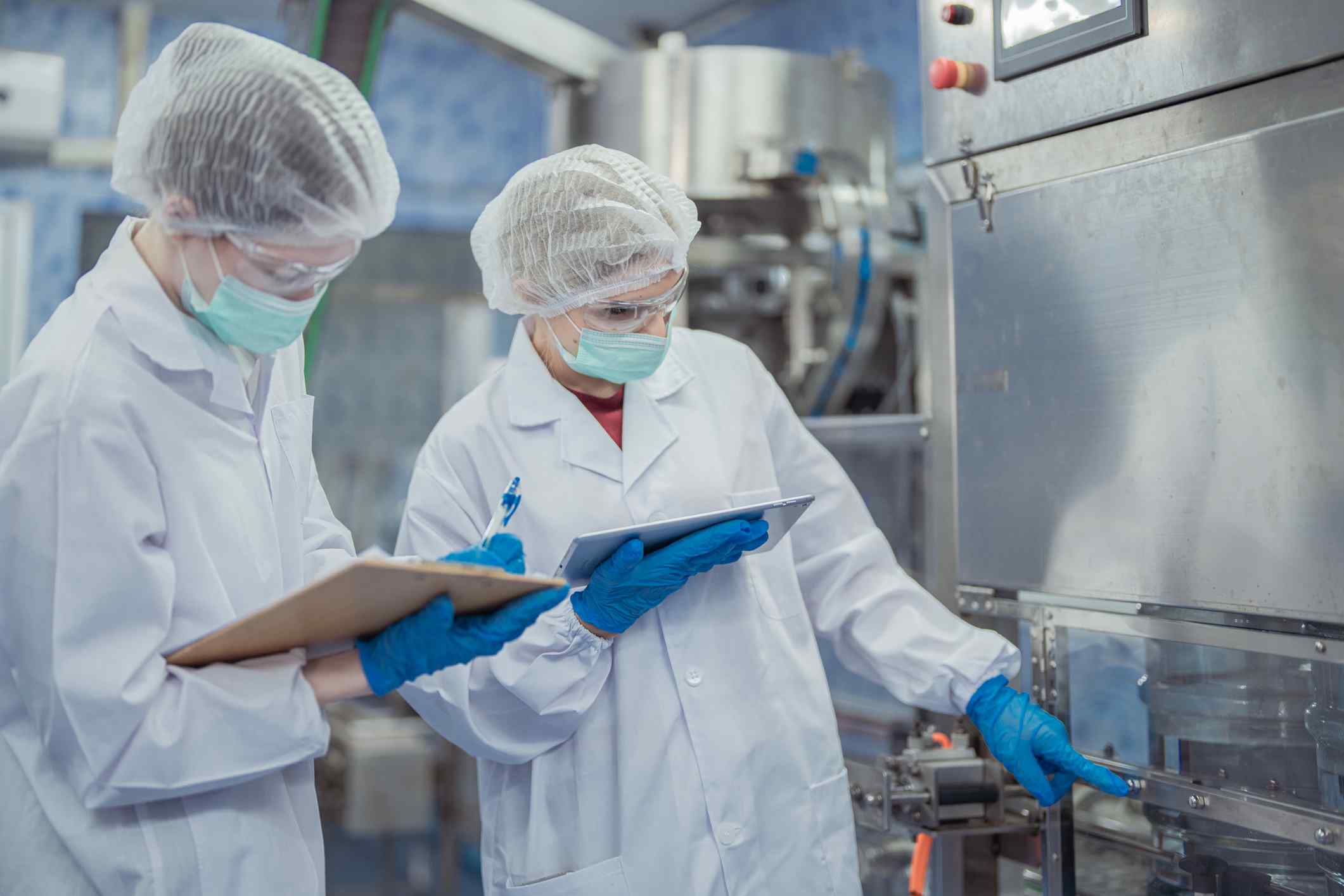 female lab workers